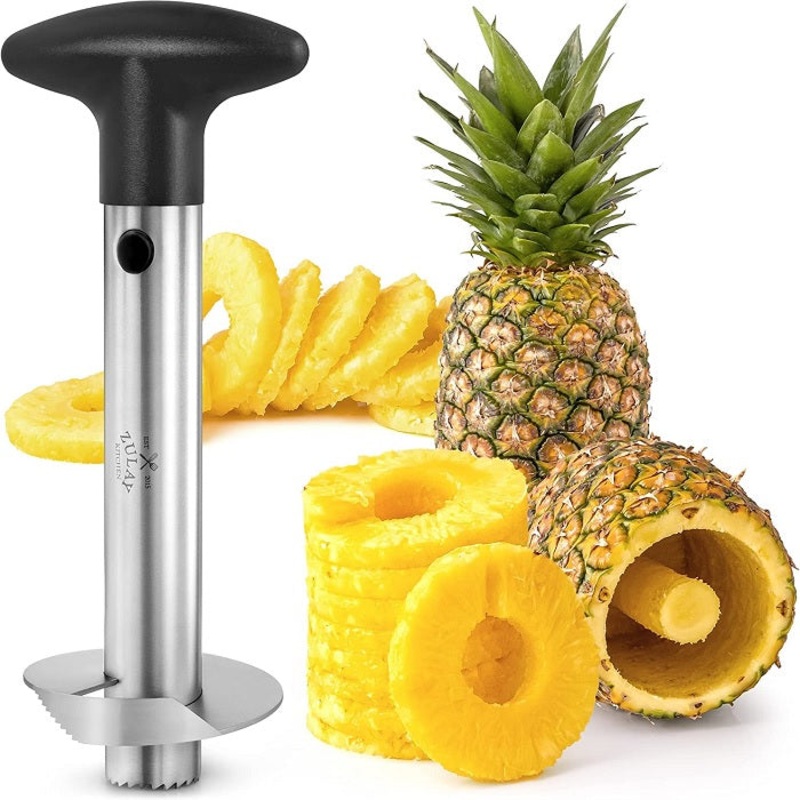 Pineapple Cutter Knife  Stainless Steel Fruit Slicer & Corer for Easy Pineapple Cutting ( Pack of  1 )