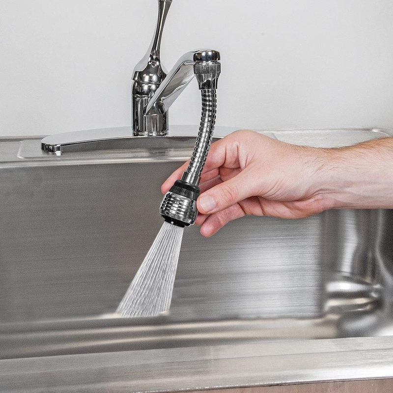 Turbo Flex 360 Rotatable Kitchen Faucet Faucet Sprayer Head Water-Saving Sink Faucet for Kitchen