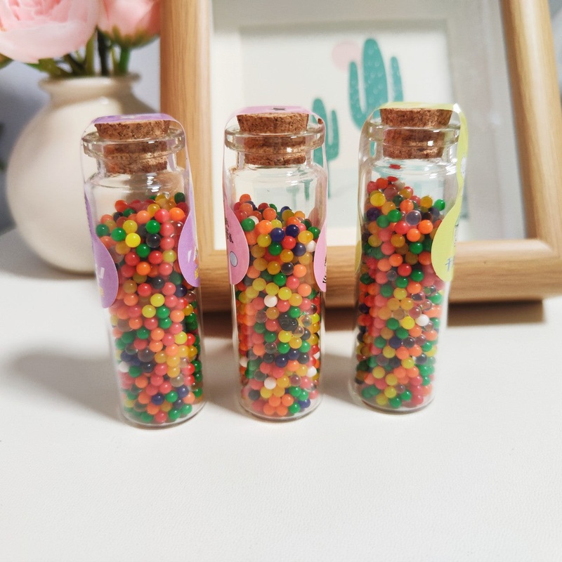 2 Pcs Water Absorbing Beads Expansion Toy Colored Crystal Beads