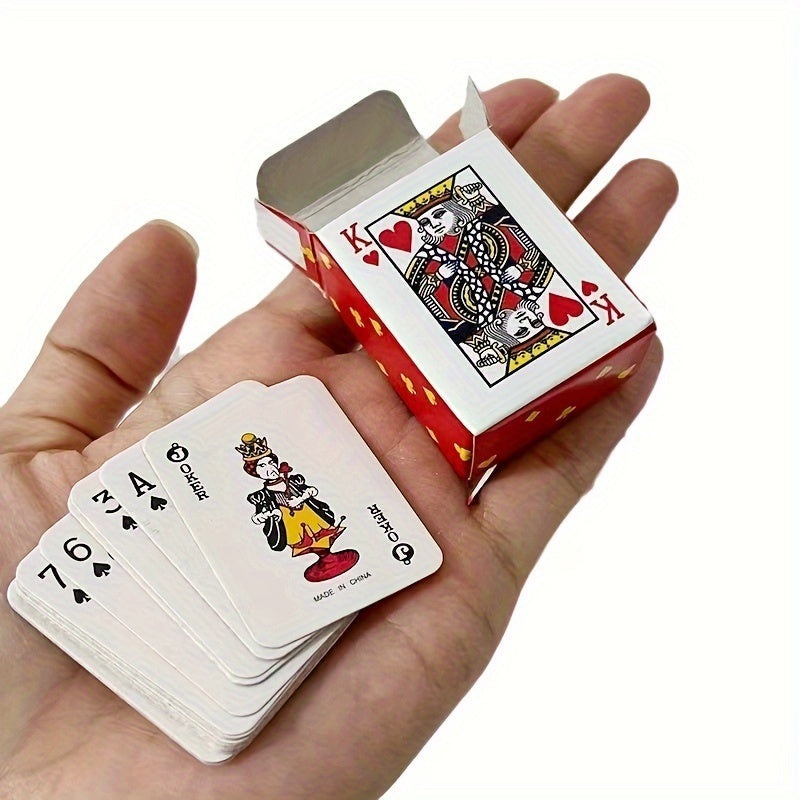 Mini Playing Cards  Travel Size, Durable, Fun Deck for Kids & Family Games