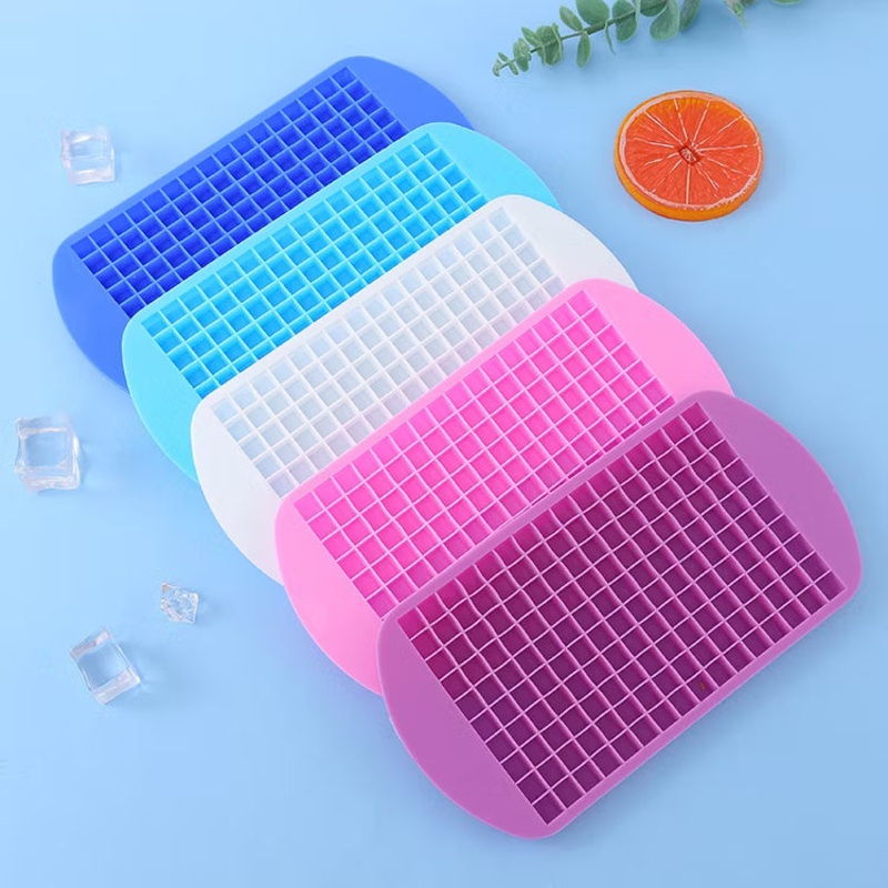 Mini Silicone Ice Cube Tray  1 Pc Small Square Ice Mold for Beverages (Random color)