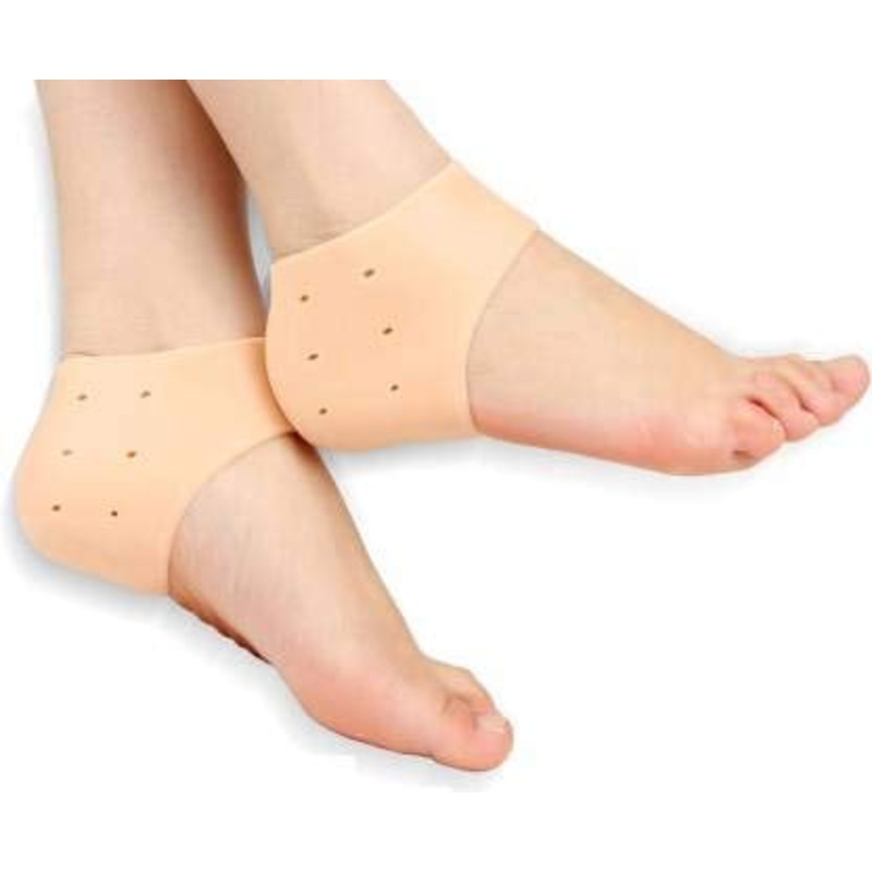 Silicone Gel Heel Pad Socks for Pain Relief for Men and Women