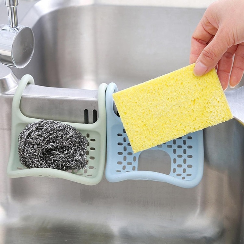 Sponge Storage Rack Dish Cloth Bathroom Storage Holder for Sponge Brush