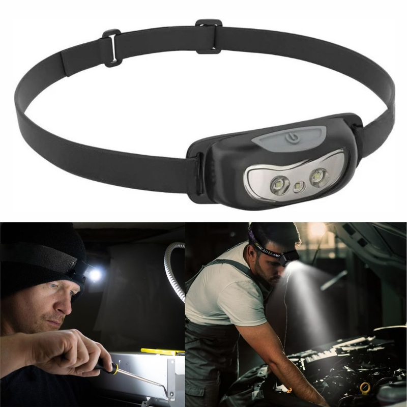 Multifunctional Head Light – Adjustable, Rechargeable, Hands-Free Headlamp for Outdoor & Indoor Use (Pack of 1)