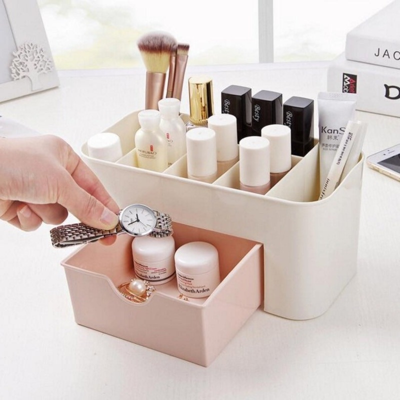 Plastic Desktop Multipurpose Organizer  Office & Home Desk Storage for Stationery, Accessories & Small Items (Pack of 1)