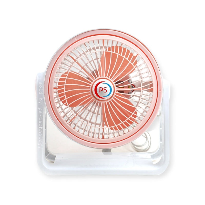 Portable Table Fan  Quiet Compact Fan for Desk Home & Office
