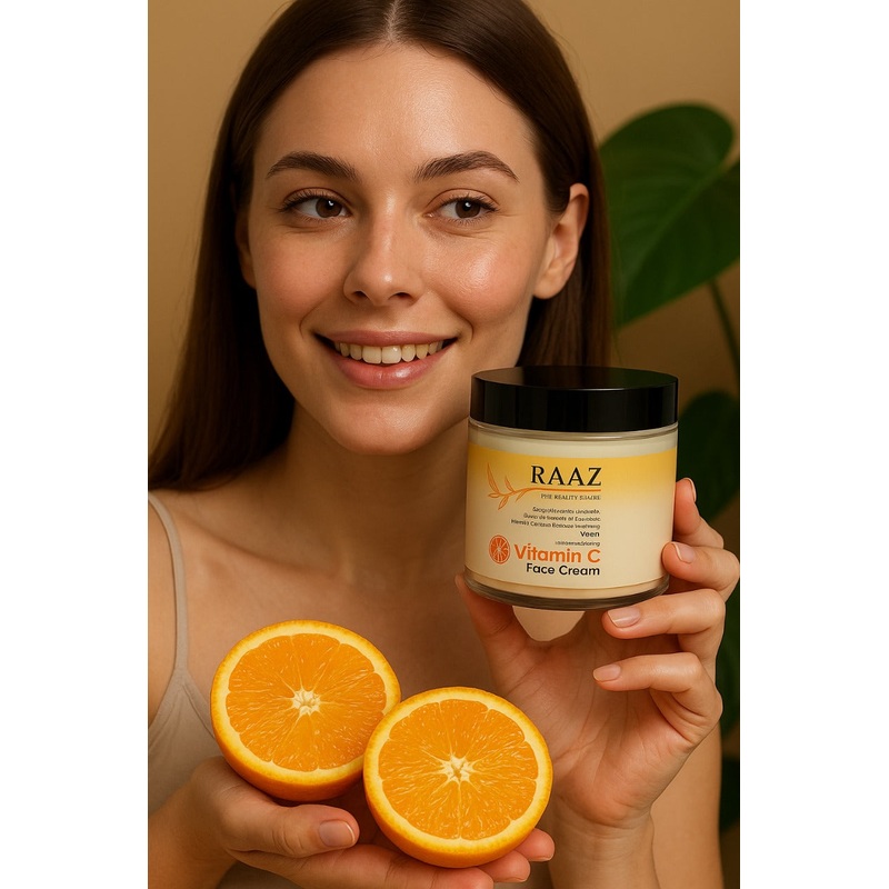 Raaz Vitamin C Glow Boost Face Cream  Brightening & Hydrating Formula