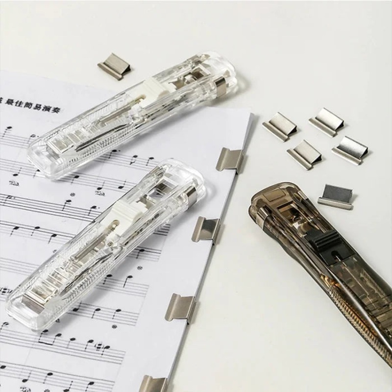 Seamless Stapler With 50 Pcs Clip