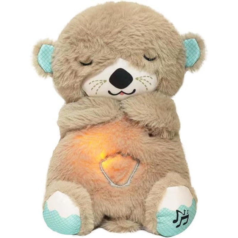 Soft Breathing Teddy with Music, Lights & Breathing Motion