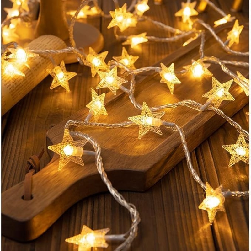 20 LED Fairy String Lights  Warm White for Room, Wall & Party Decor