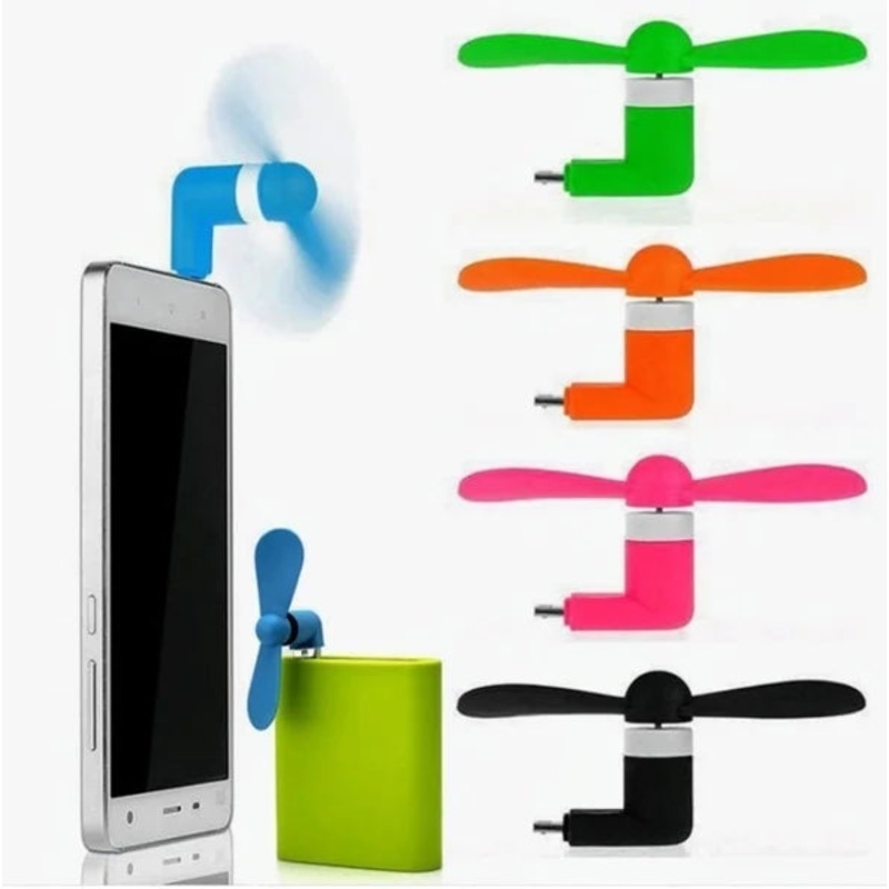 Mini OTG Mobile Fan with C Type Pin  Portable USB Fan for Smartphones