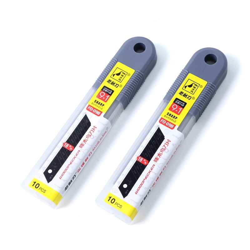 SnapSharp 18mm Utility Knife Replacement Blades  10 PCS, Heavy-Duty Snap-Off Cutter Refills (Pack Of 1)