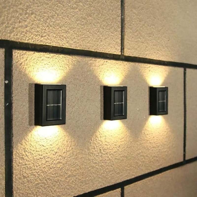 2 LED Up-Down Solar LED Light – Dual-Direction Solar Wall Fixture for Outdoor Use