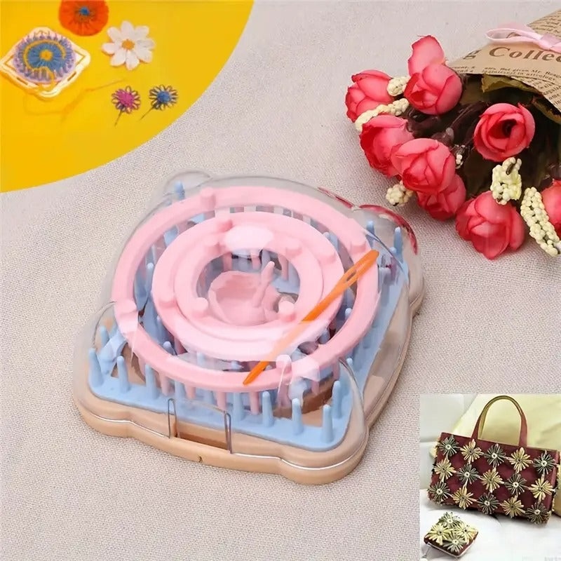 Pom Pom Craft Maker Kit with Product Manual for DIY Fluff Ball Weaver Maker