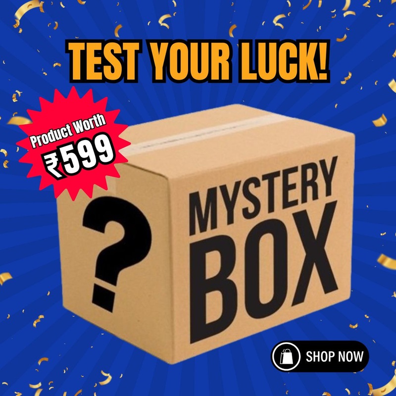 Unbox the Surprise! Purchase our Mystery Box for 199 and discover a random product worth 199-599! [NO COD, NO RETURN]