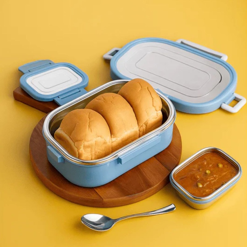 Qunic Insulated Lunch Box  Keeps Food Warm for School & Office (Pack of 1Pc)
