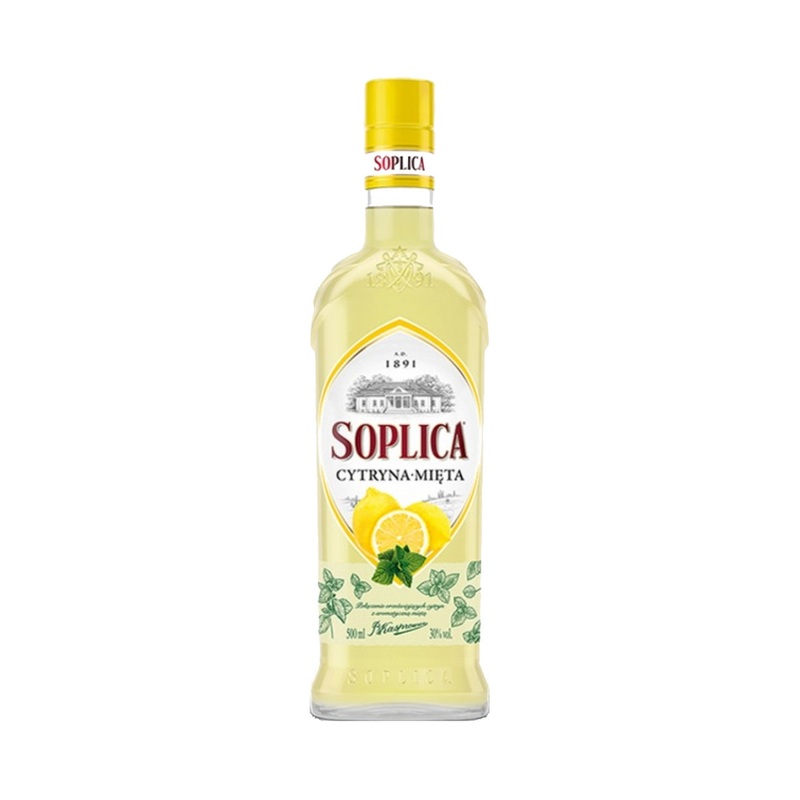 Soplica Lemon and Mint Vodka Liqueur (CytrynaMita) 50cl / 28%