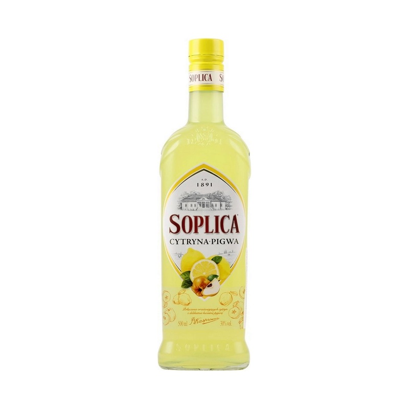 Soplica Lemon and Quince Vodka Liqueur (CytrynaPigwa) 50cl / 28%