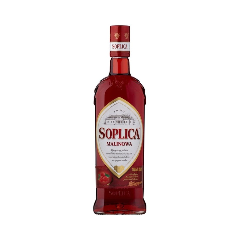 Soplica Raspberry Vodka Liqueur (Malinowa) 50cl / 28%