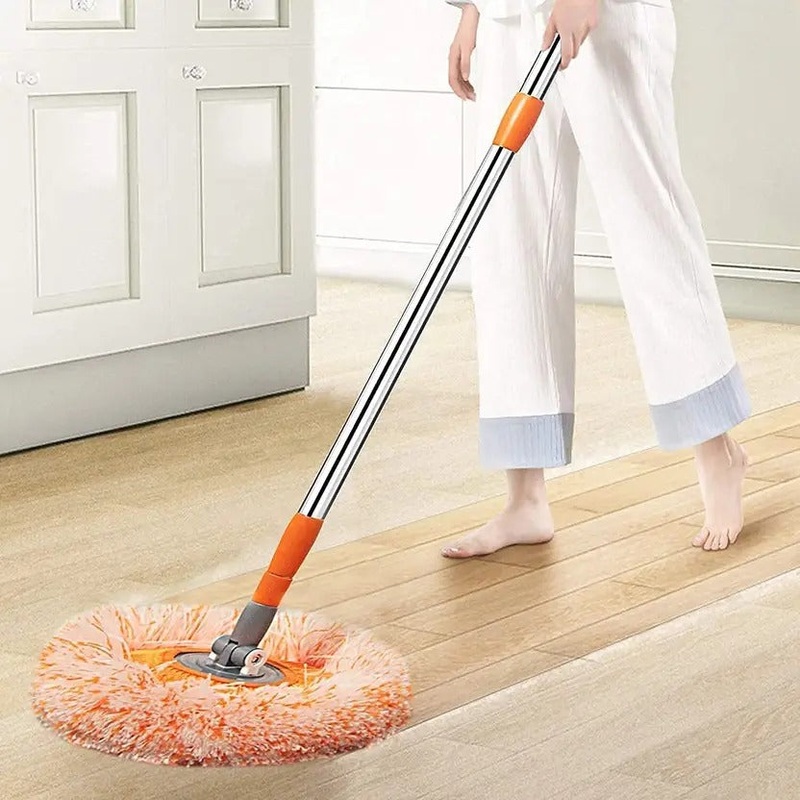 Sunflower Cleaning Mop, 360 Rotatable with Height Adjustable Handle