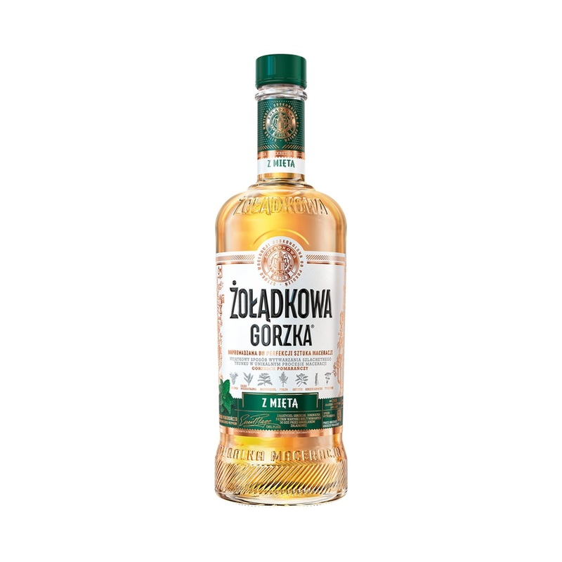 Zoladkowa Gorzka with Mint Vodka Liqueur (z Mit) 50cl / 36%