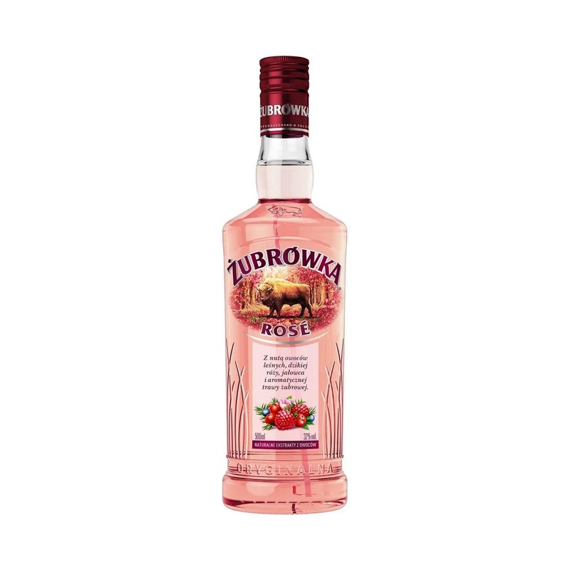 Zubrowka Rose Vodka Flavoured 70cl / 32%