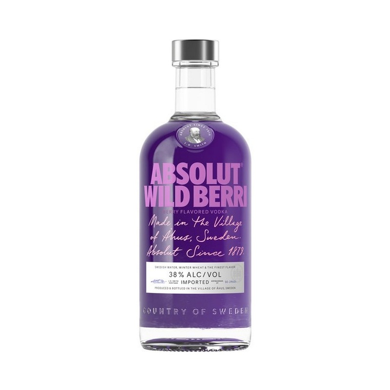 Absolut Wild Berri Flavoured Vodka 70cl / 38%