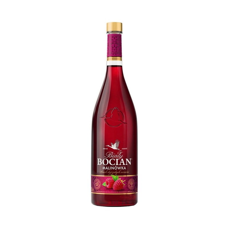 Bialy Bocian Raspberry Liqueur Vodka (Malinowka) 50cl / 25%