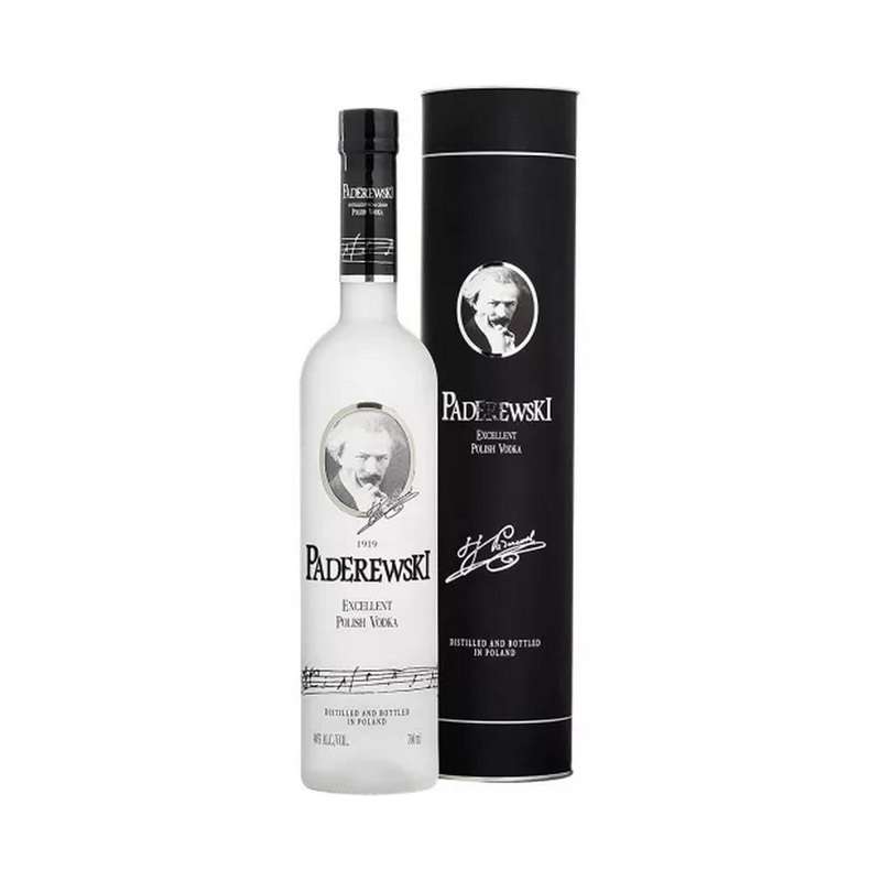 In Tube Paderewski Vodka (W Tubie) 70cl / 40%