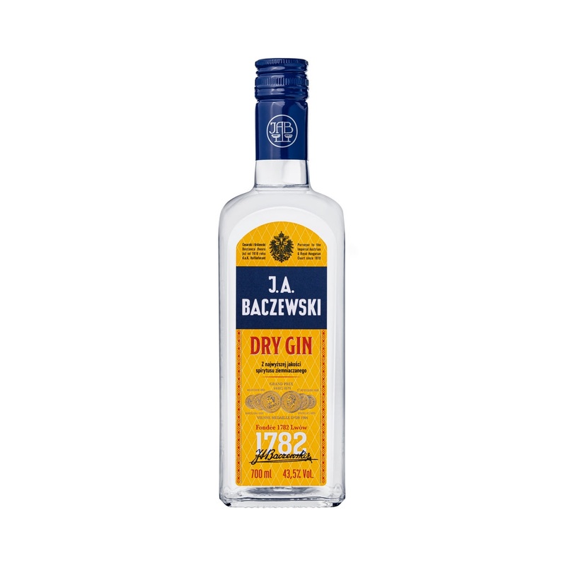 J.A. Baczewski Dry Gin 70cl / 43.5%