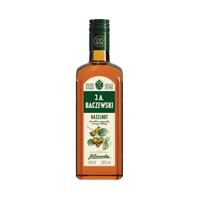J.A. Baczewski Hazelnut Vodka Flavoured (Orzechwka) 50cl / 38%