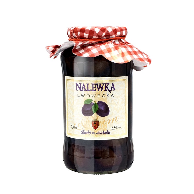 Nalewka Lwwecka Plums in Alcohol Liqueur (Sliwki w Alkoholu) 72cl / 15.5%