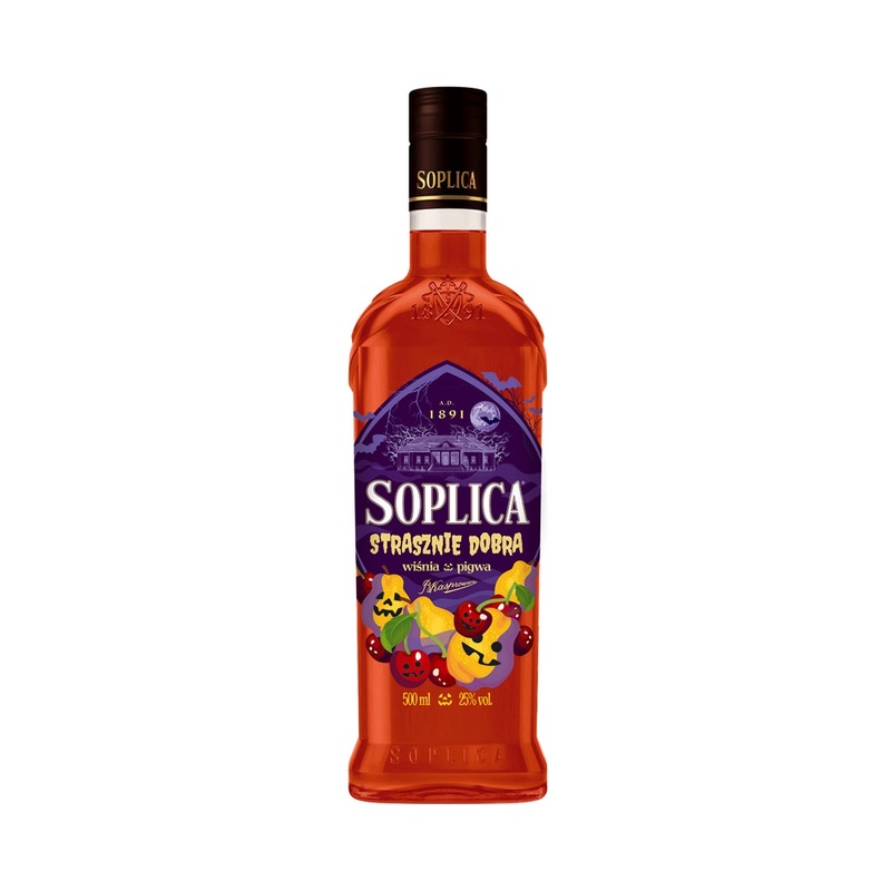 Soplica Halloween CherryQuince Vodka Liqueur (WiniaPigwa) 50cl / 25%