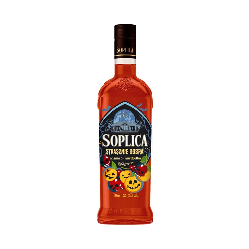 Soplica Helloween CherryMirabelle Vodka Liqueur (Winiamirabelka) 50cl / 25%