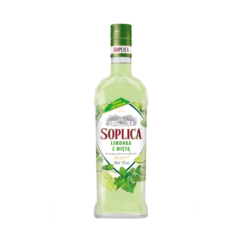 Soplica Lime and Mint Vodka Liqueur (LimonkaMita) 50cl / 25%