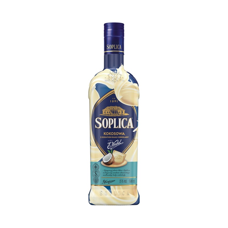 Wedel Soplica Coconut with White Chocolate Liqueur Vodka (Kokosowa z Dodatkiem Biaej Czekolady) 50cl / 15%