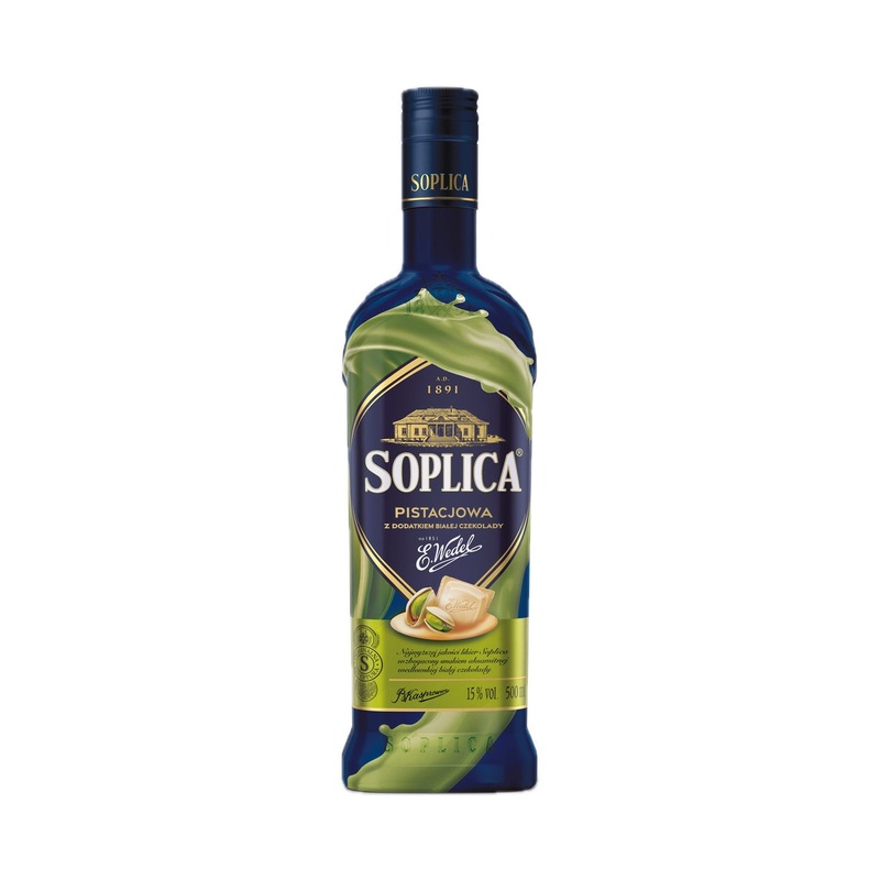 Wedel Soplica Pistachio with White Chocolate Liqueur Vodka (Pistacjowa z Dodatkiem Biaej Czekolady) 50cl / 15%