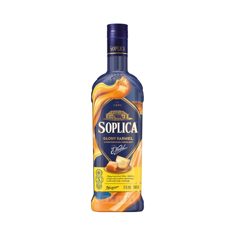 Wedel Soplica Salted Caramel with White Chocolate Liqueur Vodka (Sony Karmel z Dodatkiem Biaej Czekolady) 50cl / 15%