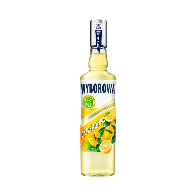 Wyborowa Lemon Vodka Liqueur (Cytrynowka) 50cl / 28%