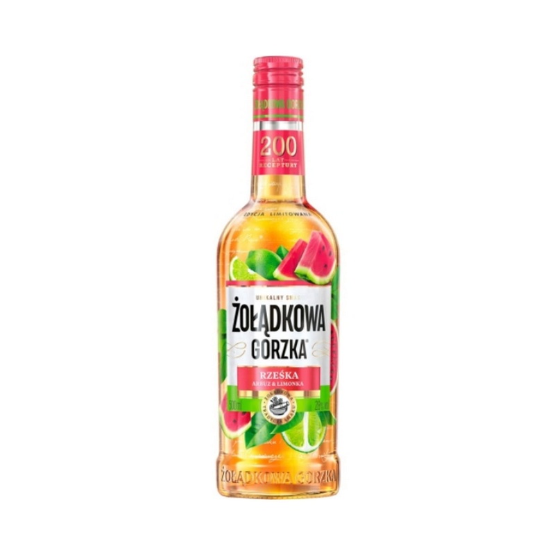Zoladkowa Gorzka Watermelon and Lime Vodka Liqueur (Arbuz z Limonk) 50cl / 28%