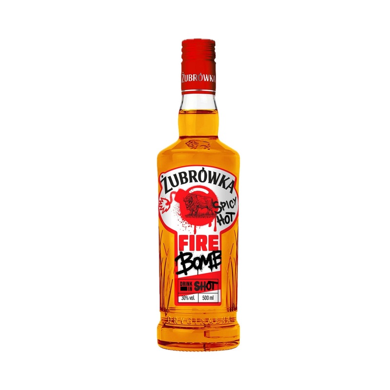 Zubrowka Fire Bomb Vodka Liqueur (Fire Bomb) 50cl / 30%