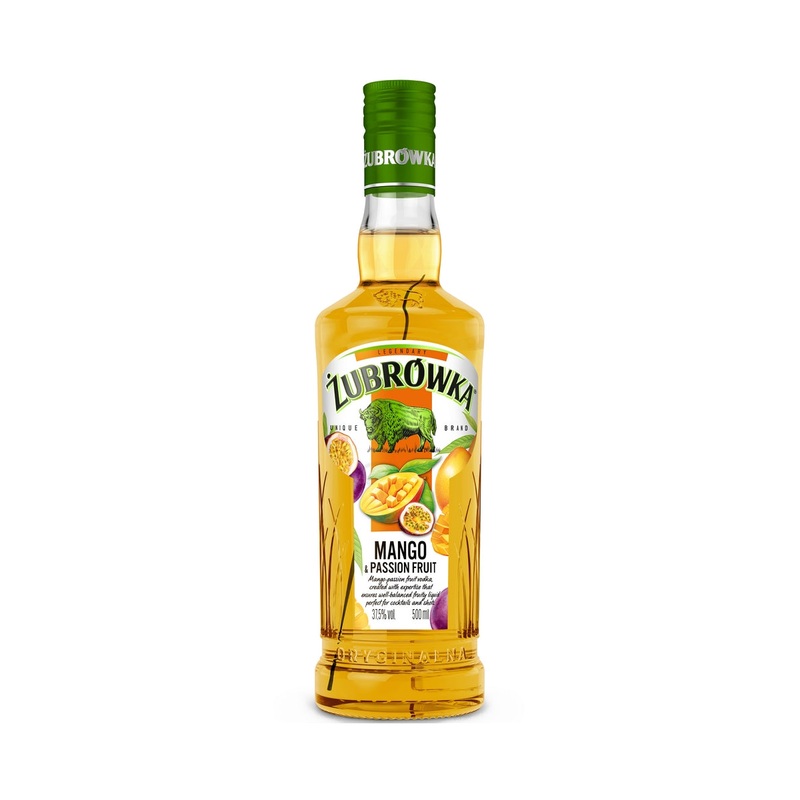 Zubrowka Mango & Passion Fruit Vodka Liqueur (Mango Marakuja) 50cl / 37.5%