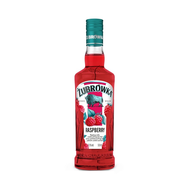 Zubrowka Raspberry Vodka Liqueur (Malina) 50cl / 37.5%