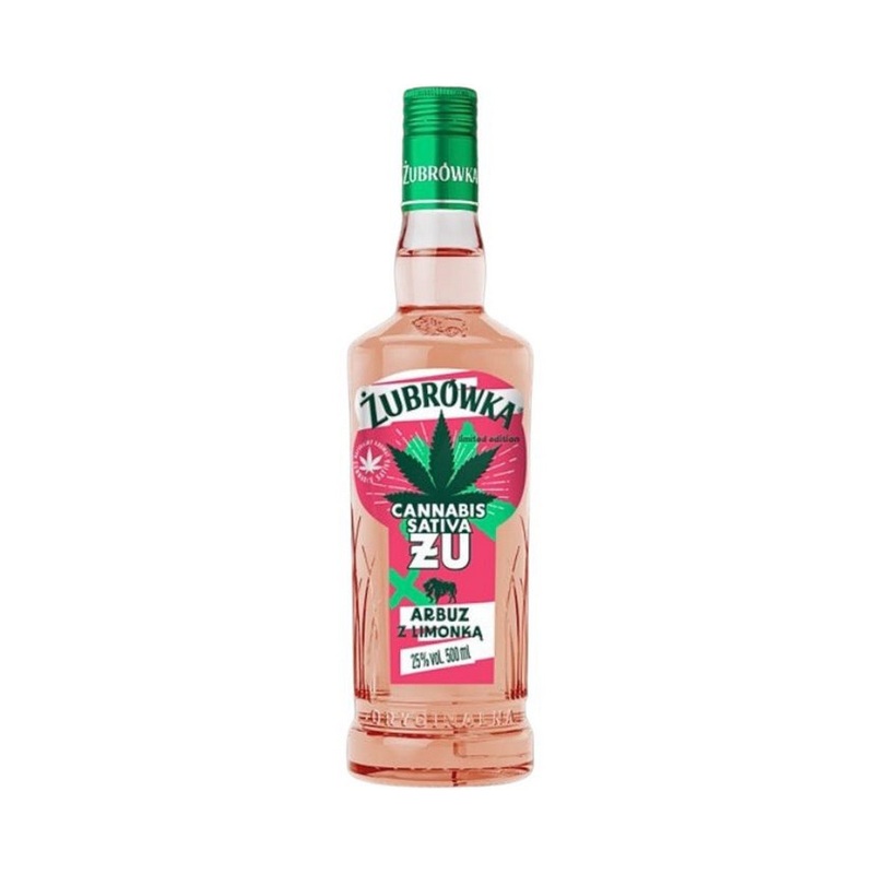 Zubrowka U Cannabis Sativa Watermelon & Lime (Arbuz z Limonk) 50cl / 25%