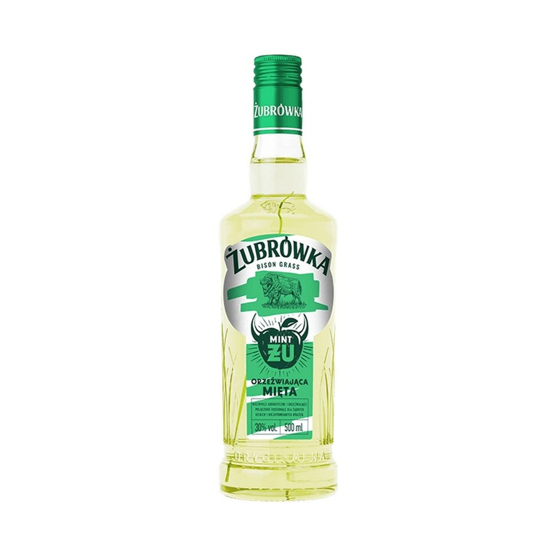 Zubrowka U Fresh Mint Vodka Liqueur (Orzezwiajca Mita) 50cl / 30%