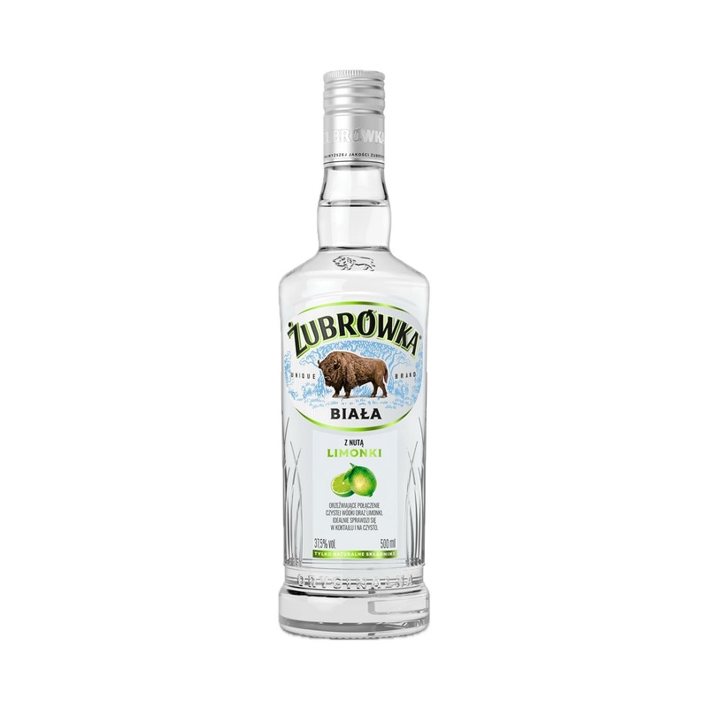 Zubrowka White Lime Vodka Flavoured (Biaa z Nut Limonki) 50cl / 37.5%