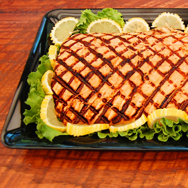 Grilled Salmon|Serves 2|Serves 5-6