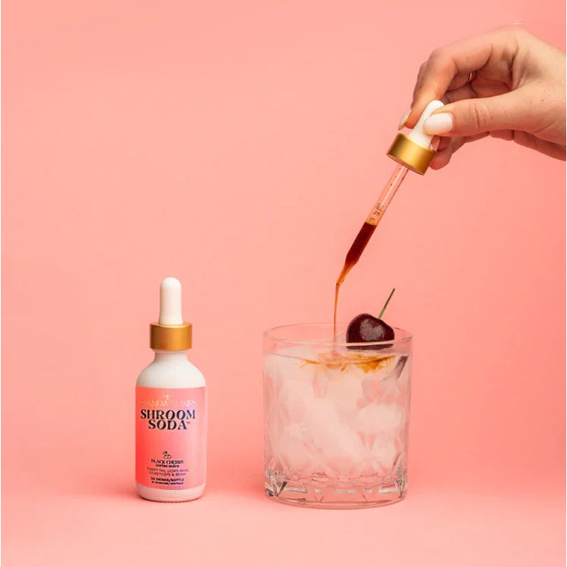 BLACK CHERRY SHROOM SODA