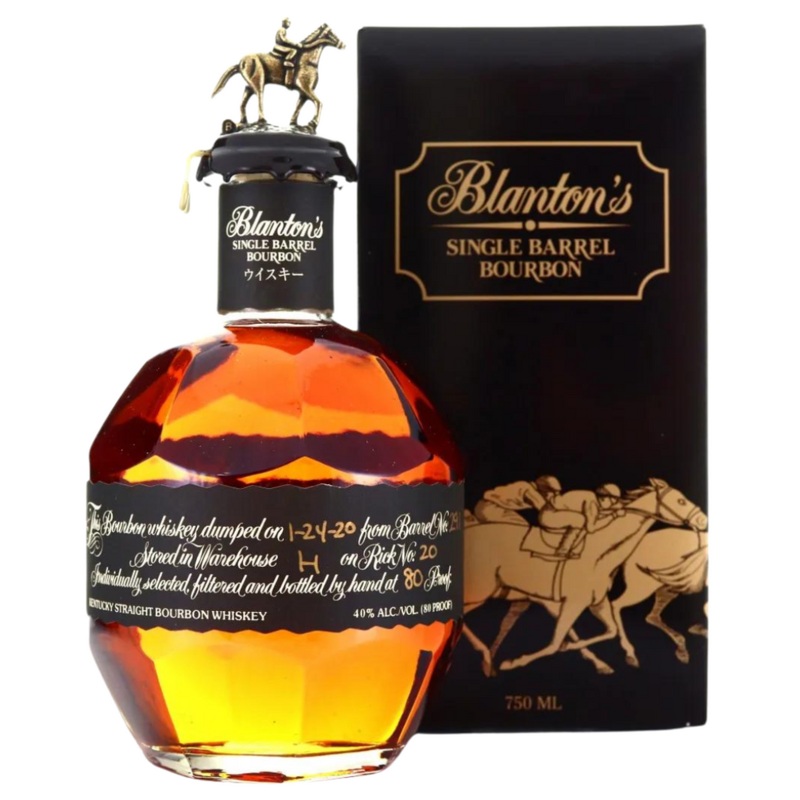 Blanton’s Single Barrel Black Label Bourbon Whiskey – 750ml
