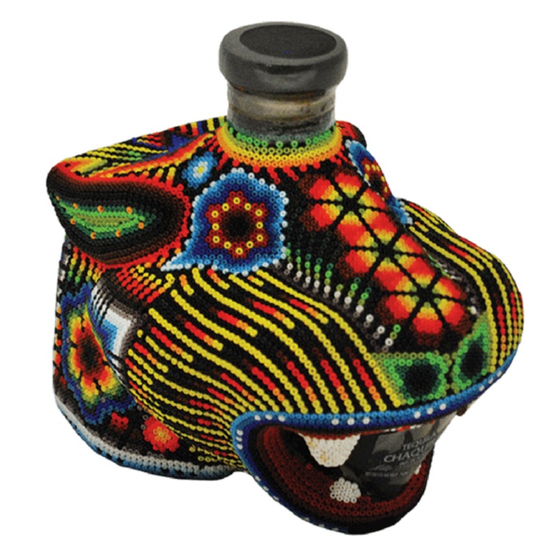 Chaquira Beaded Jaguar Extra Anejo Tequila – 750ml